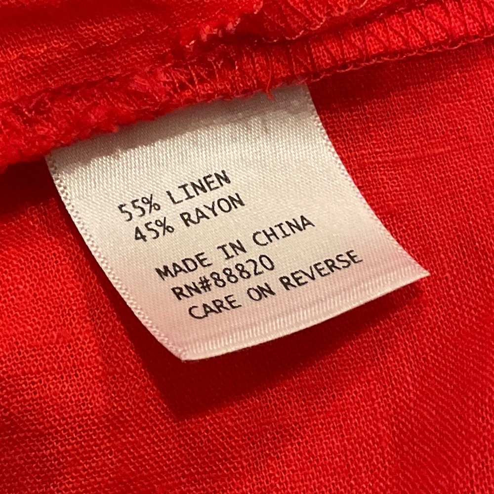 Saint Tropez West Sleeveless Red Top Size 2X NWT - Picture 9 of 12